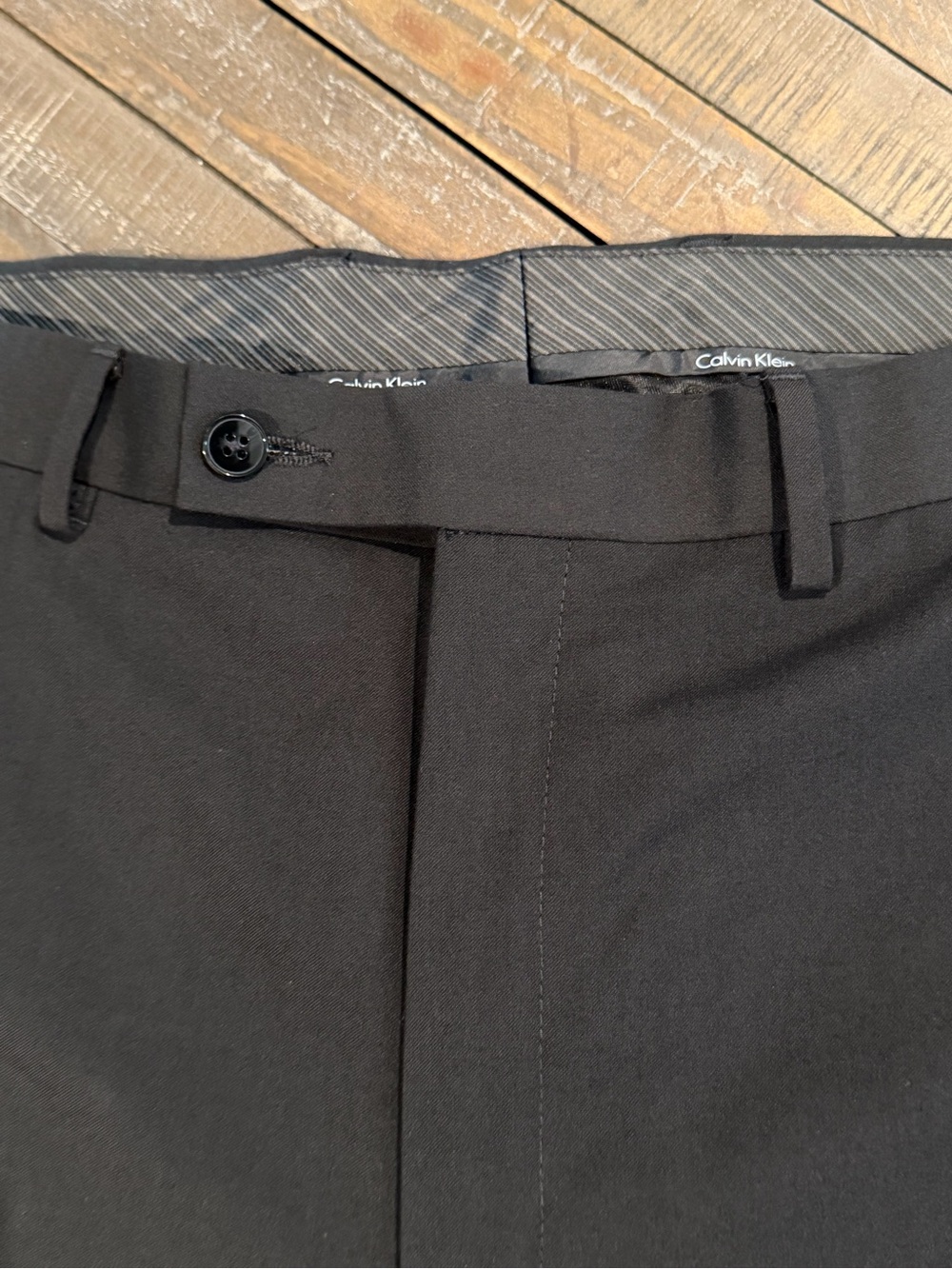 Calvin Klein Black Men's Dress Pants